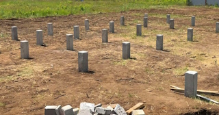 Фундамент на забивных жб сваях под ключ в Каменске-Шахтинском - фундамент из забивных железобетонных свай цена от 3194 руб/м2